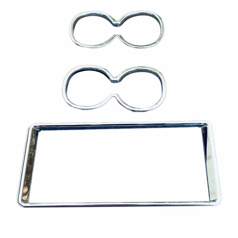 

For Toyota NOAH Voxy 90 2021 2022 Front Center Console Water Cup Holder Cover Surround Frame Trim Sticker