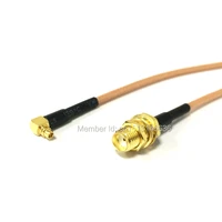 new wireless modem cable sma female jack to mmcx male plug right angle rg316 coaxial cable 15cm 6inch pigtail