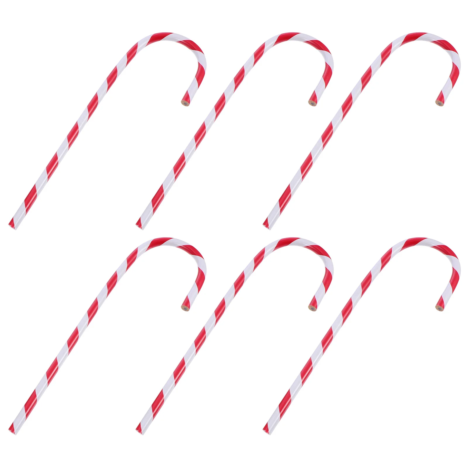 

6Pcs Candy Cane Wooden Novelty Pencils Stocking Stuffer Gift for Kids Children Boys Birthday Party Supplies Christmas