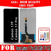 original lcd for tecno camon 17 pro cg8 cg8h 17p cg7 display premium quality touch screen replacement parts mobile phone repair