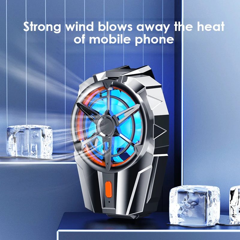 

High Speed Cooler Heat Sink 7.5 Inches Wired/wireless Game Cooler Cooling Clip Cooling Fan For Cell Phone Portable Rapid