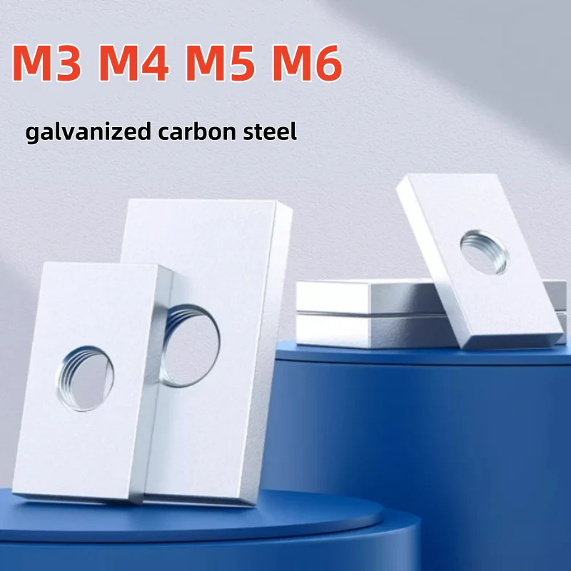 

Квадратные гайки из оцинкованной стали M3 M4 M5 M6