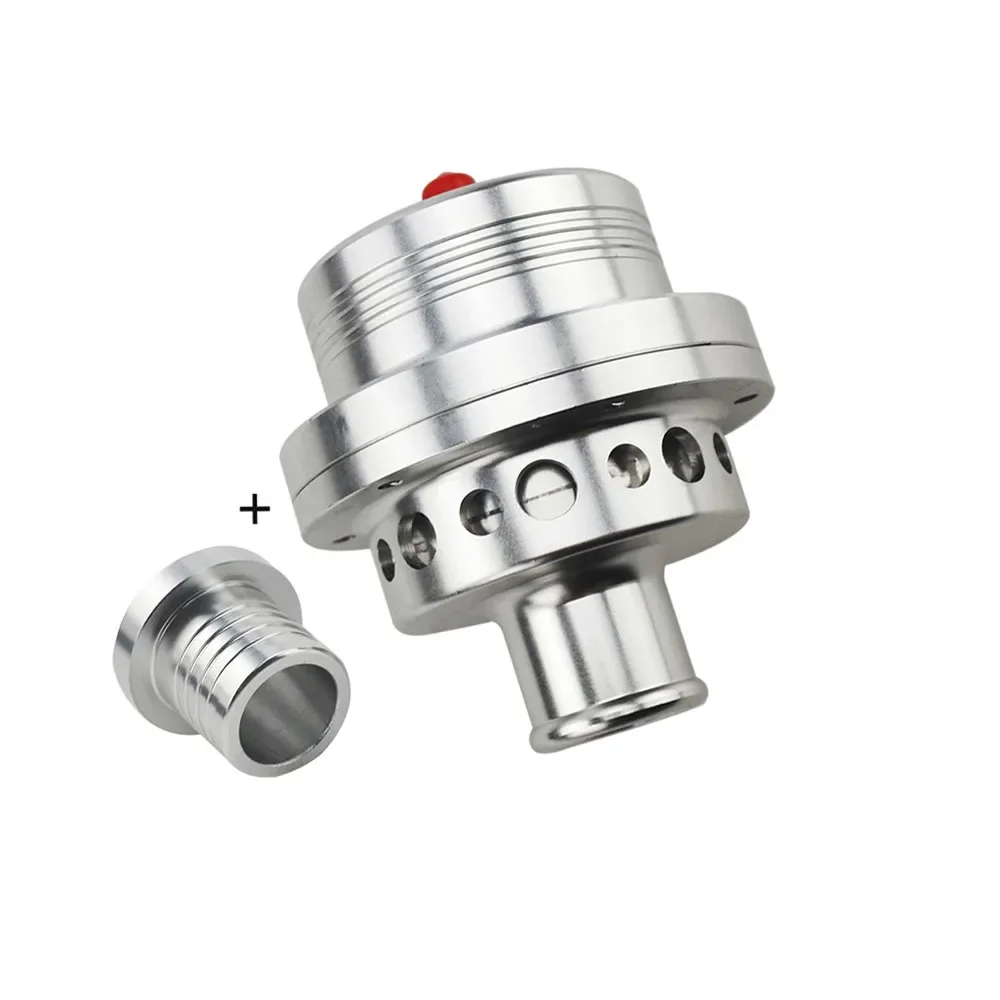 Фото Полированный клапан сброса давления (BOV) 1 дюйм (25 мм) для VW Golf MK4 Jetta A4 B5, двухпоршневой, для турбированных двигателей 1.8T, автомобильные аксессуары. №5