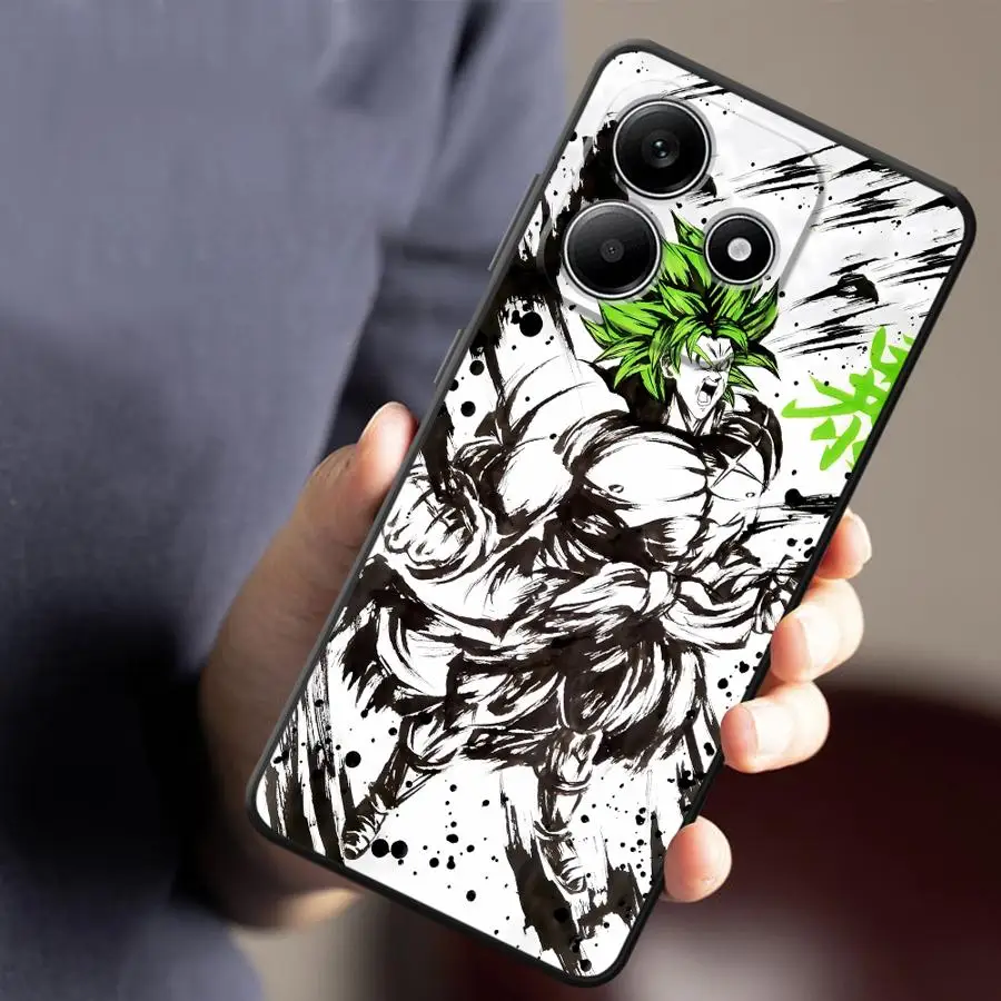 Фото Чехол для Xiaomi Redmi Note 11s 12s 10 13 Pro Plus 7 8 10S 9S 11 14 9 12 Pro, чехол для телефона, аниме D-ragon Balls №3