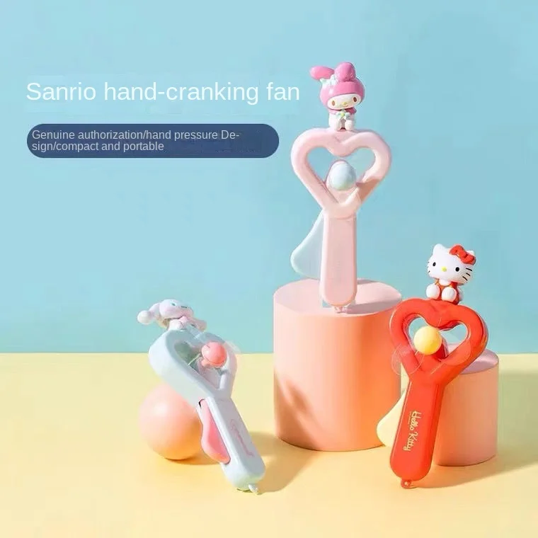 

Miniso Sanrio Cinnamoroll Babycinnamoroll Melody Kitty ручной вентилятор портативный мультяшный