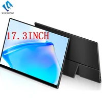 weichensi 17 3 1080p portable monitor 1920x1080 type c usb hdmi compatible for pc laptop outdoor xbox switch gaming display