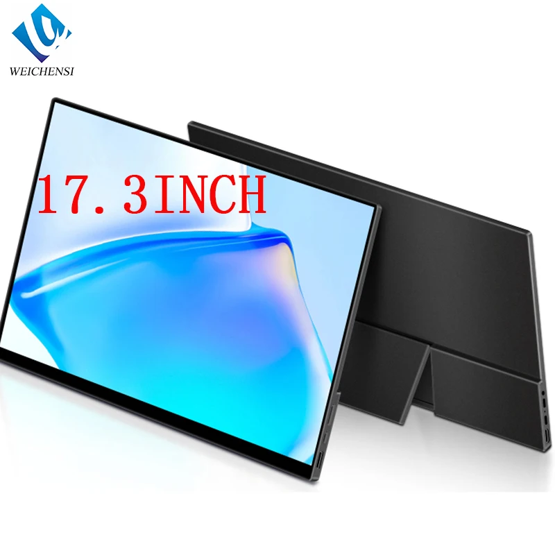 Портативный монитор WEICHENSI 17 3 дюйма 1080p x 0 Type-c USB HDMI |