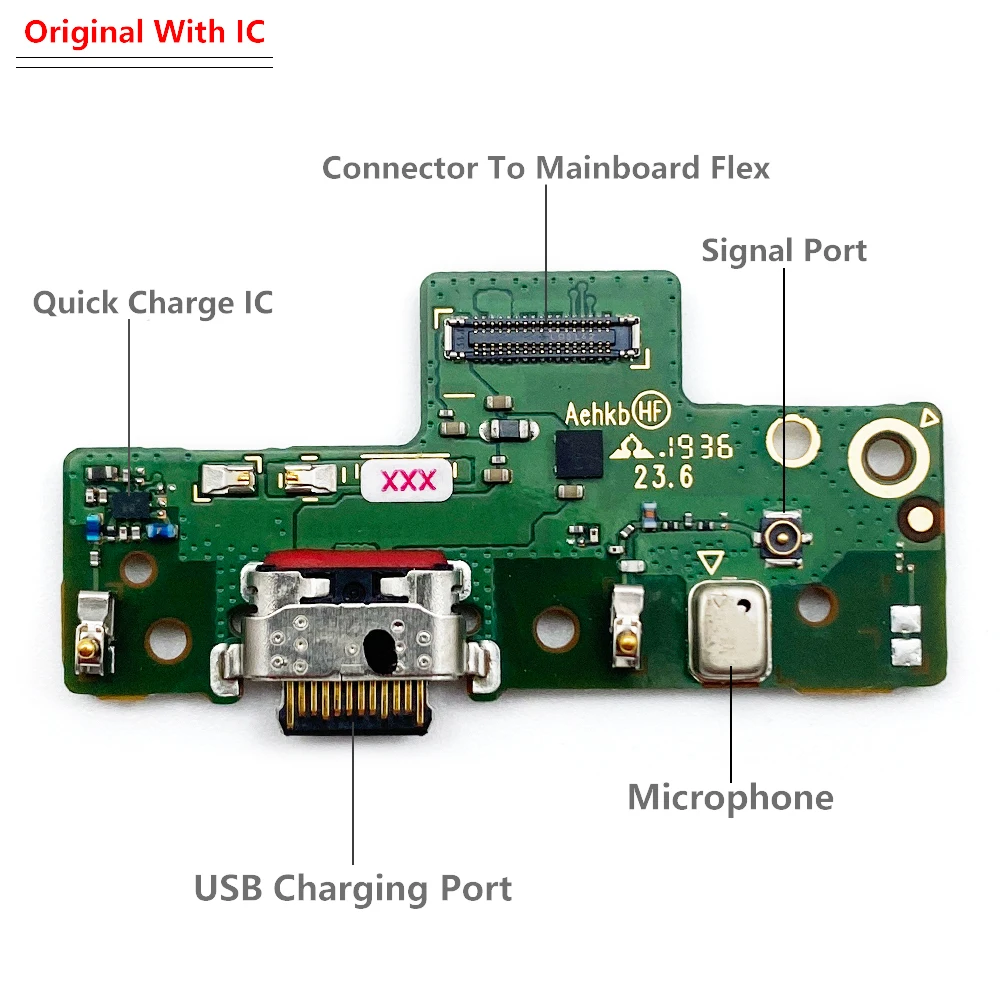 

10 шт./лот, оригинальный для Motorola Moto G8 USB Micro зарядное устройство, док-разъем, микрофонная плата, гибкий кабель