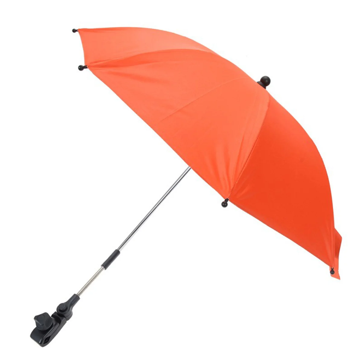 Adjustable Umbrella UV Protection Parasol Rain Sun Brolly Sun Visor Pram Shade Cover Baby Stroller Pram Pushchair Wheelchair