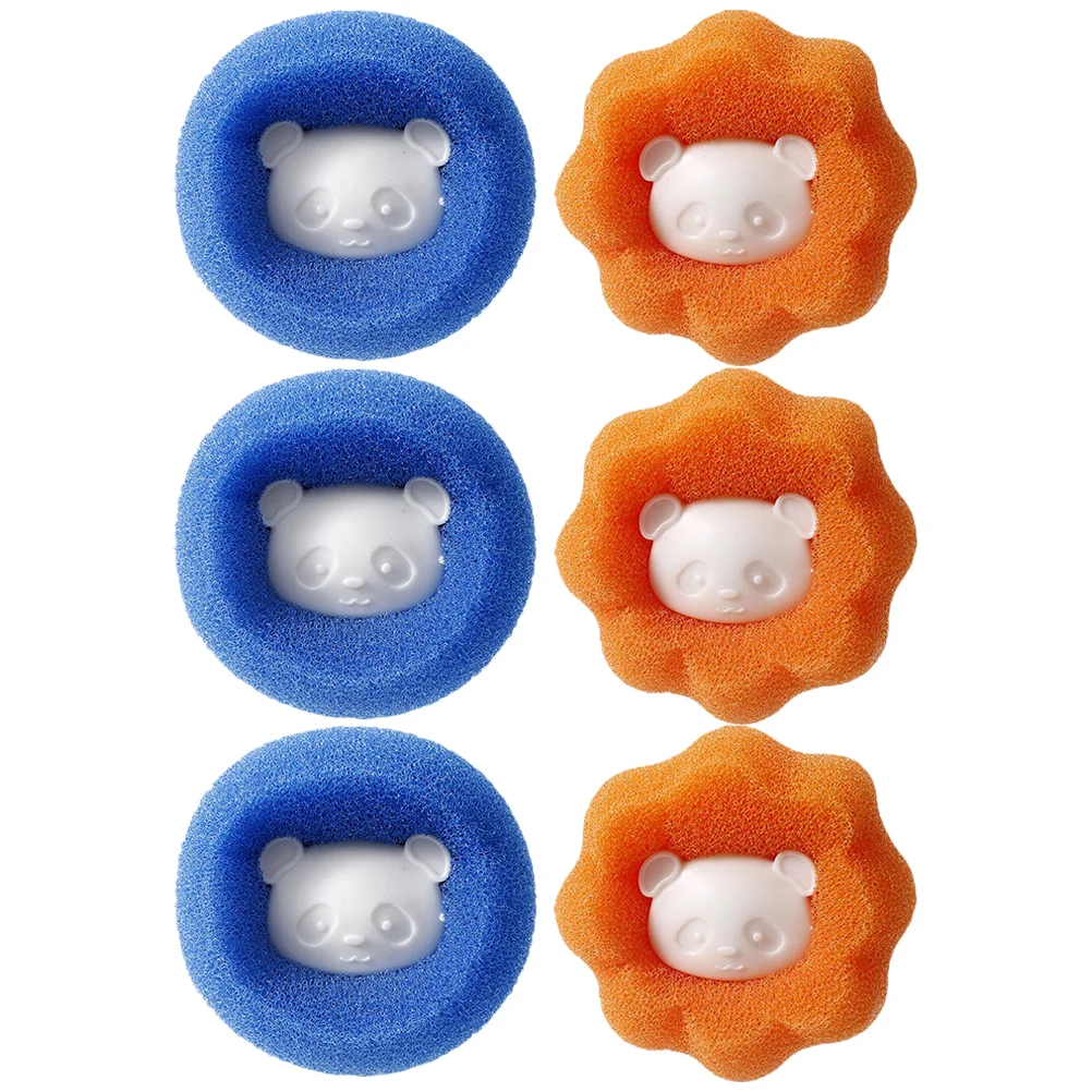 

6pcs Washing Balls Sponge Laundry Balls Washer Hair Remover Washing Cleaning Ball