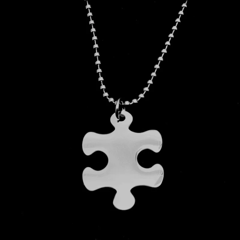 5 шт. подвеска-пазл из нержавеющей стали