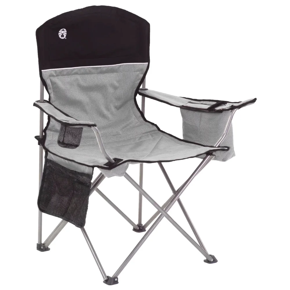 

Coleman Portable Camping Quad Chair with 4-Can Cooler folding chair outdoor US(Origin)