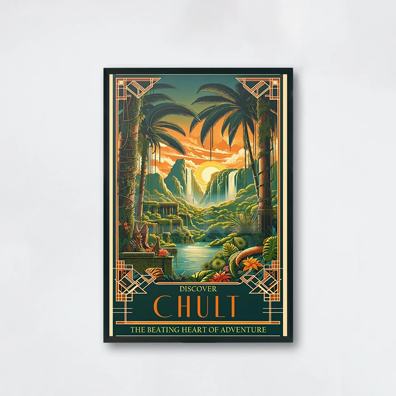 

Дungeons and Dragons Game World Постер на холсте