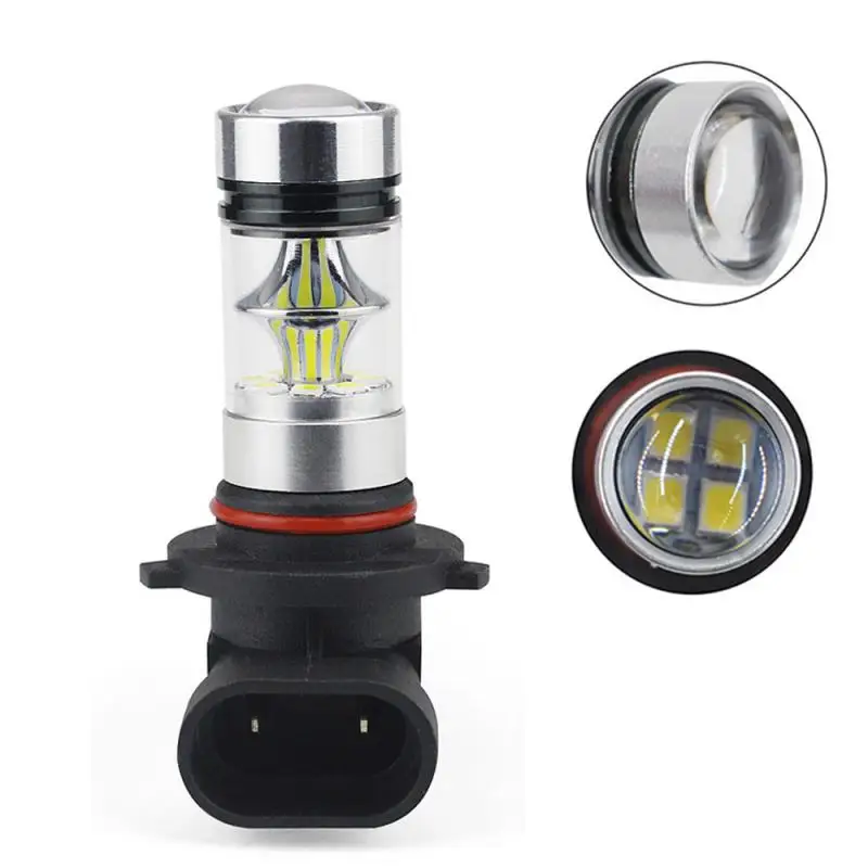 

2323 Оригинальная лампа DRL для дневных ходовых огней 9006 HB4 100 Вт 6000K, супер белая противотуманная лампа, фотолампа для автомобильной головки, 1 шт.