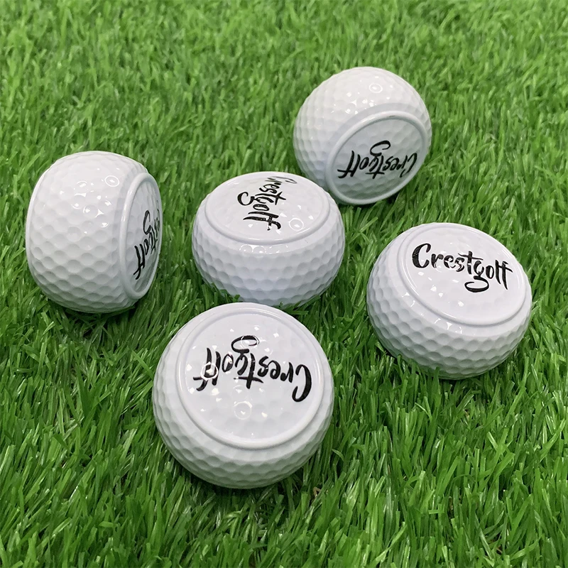 

1 шт. оригинальные Твердые мячи для гольфа для начинающих двухслойные мячи для вождения тренировочные мячи