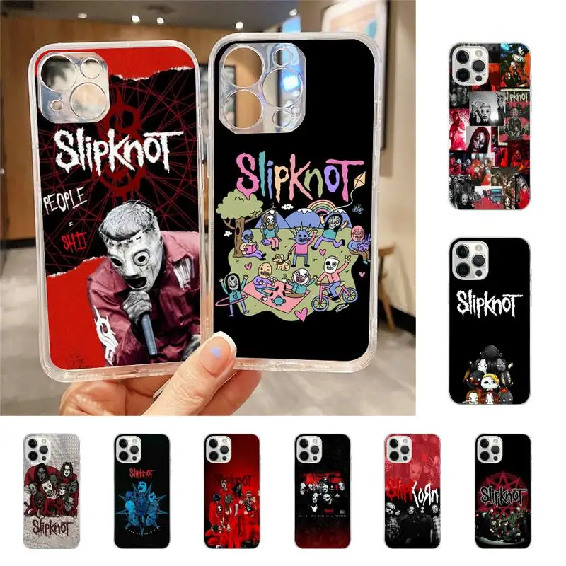 

Slipknots-RockS Phone Case For Iphone 7 8 Plus X Xr Xs 11 12 13 Se2020 Mini Mobile Iphones 14 Pro Max Case