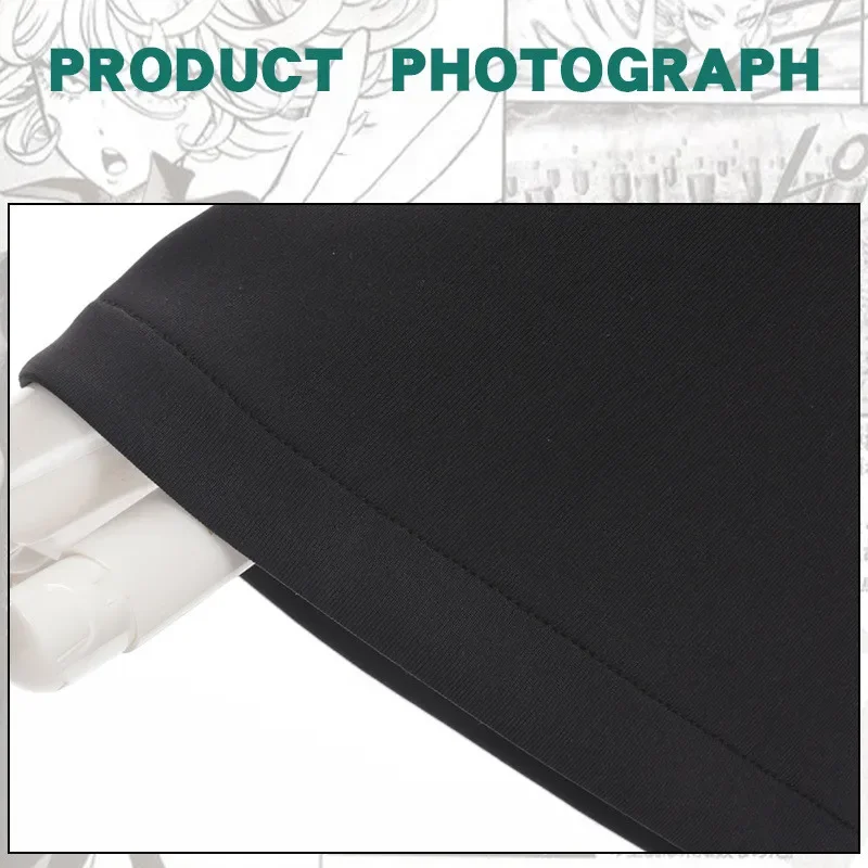 Аниме Terrible Tornado Senritsu No Tatsumaki One Punch-Man карнавальный костюм парик черное платье с