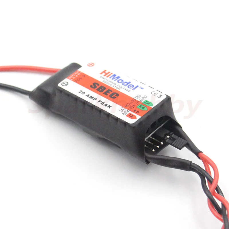 HiModel 20A BEC сервопитание 2-12S Lipo выходное напряжение 7 4 В/8 в/9 В/12 В для дистанционного