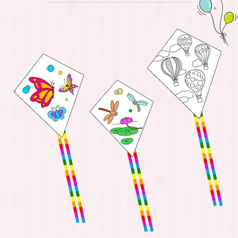 Новый кайт сделай сам пустой линия алмазный игрушки для детей уличная игра