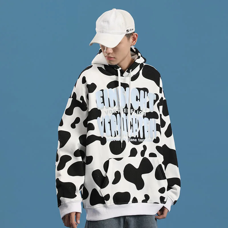 Женская толстовка в стиле Харадзюку пурпурная кофта с графическим принтом