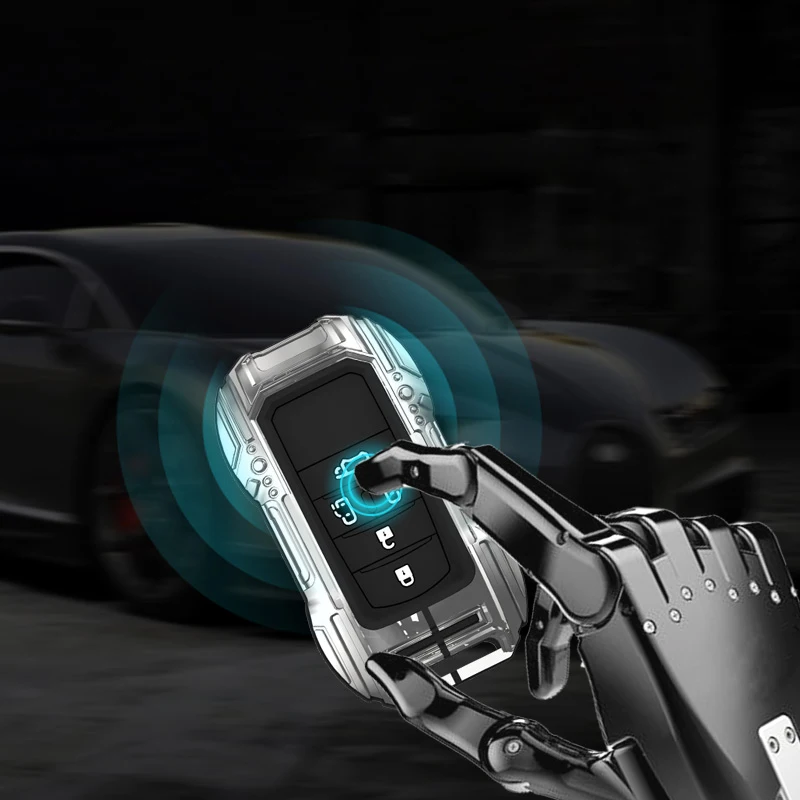 Чехол для автомобильного ключа из цинкового сплава Toyota RAV4 HARRIER Hilux Fortuner Land Cruiser Crown