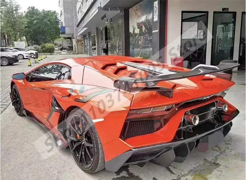 Углеродное волокно диффузор для задних крыльев спойлер багажника Lamborghini Aventador LP700