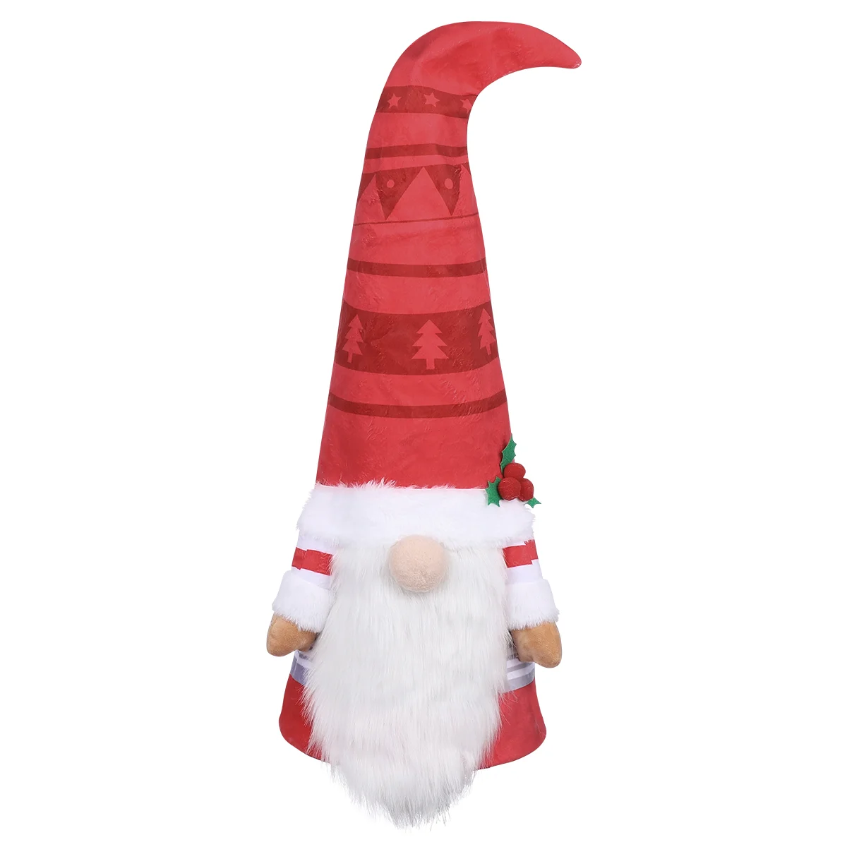 

Stable Plush Classic Tree Topper Santa Gnome Gnome Ornament for Party Decor Holiday Winter