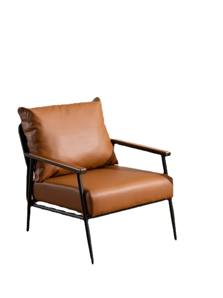 

Yy Single Sofa Leisure Chair Iron Simple Modern Living Room Balcony Chair