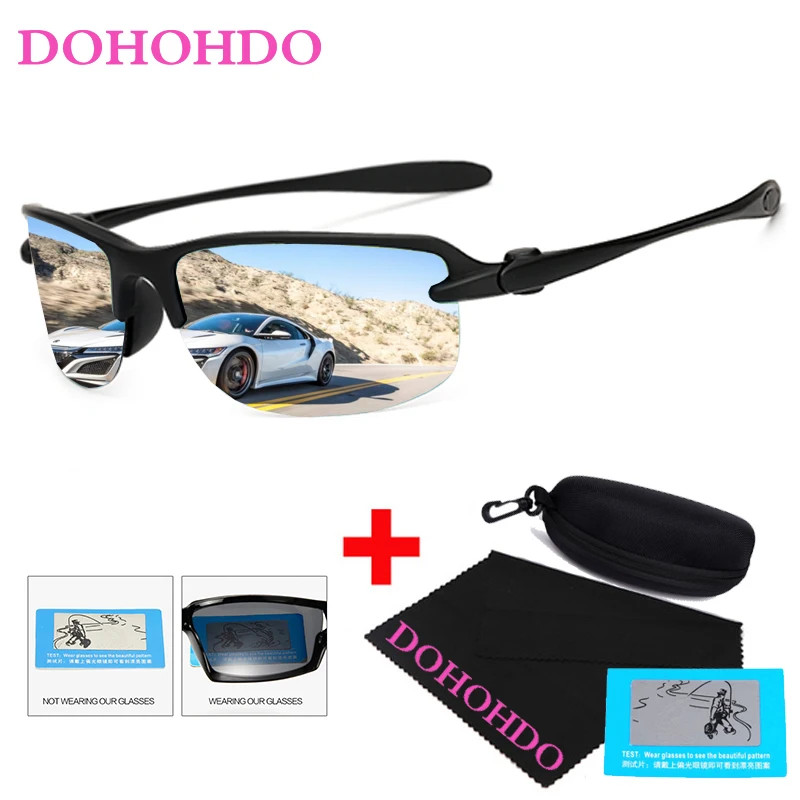 DOHOHDO солнцезащитные очки для вождения мужчин поляризационные линзы ночного