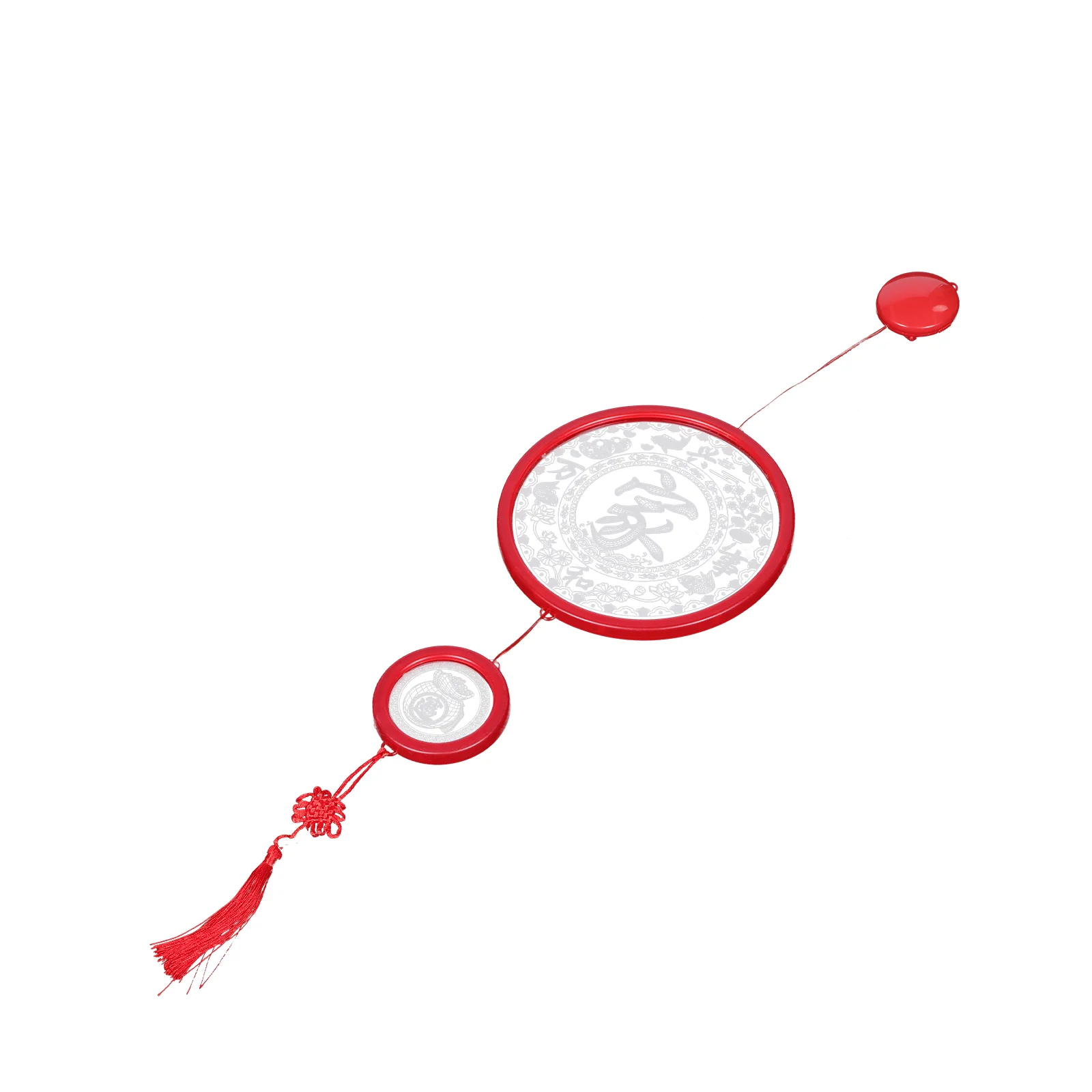 

1pc New Year Scene Ornament Chinese Character Pendant Light Suction Cup Lamp