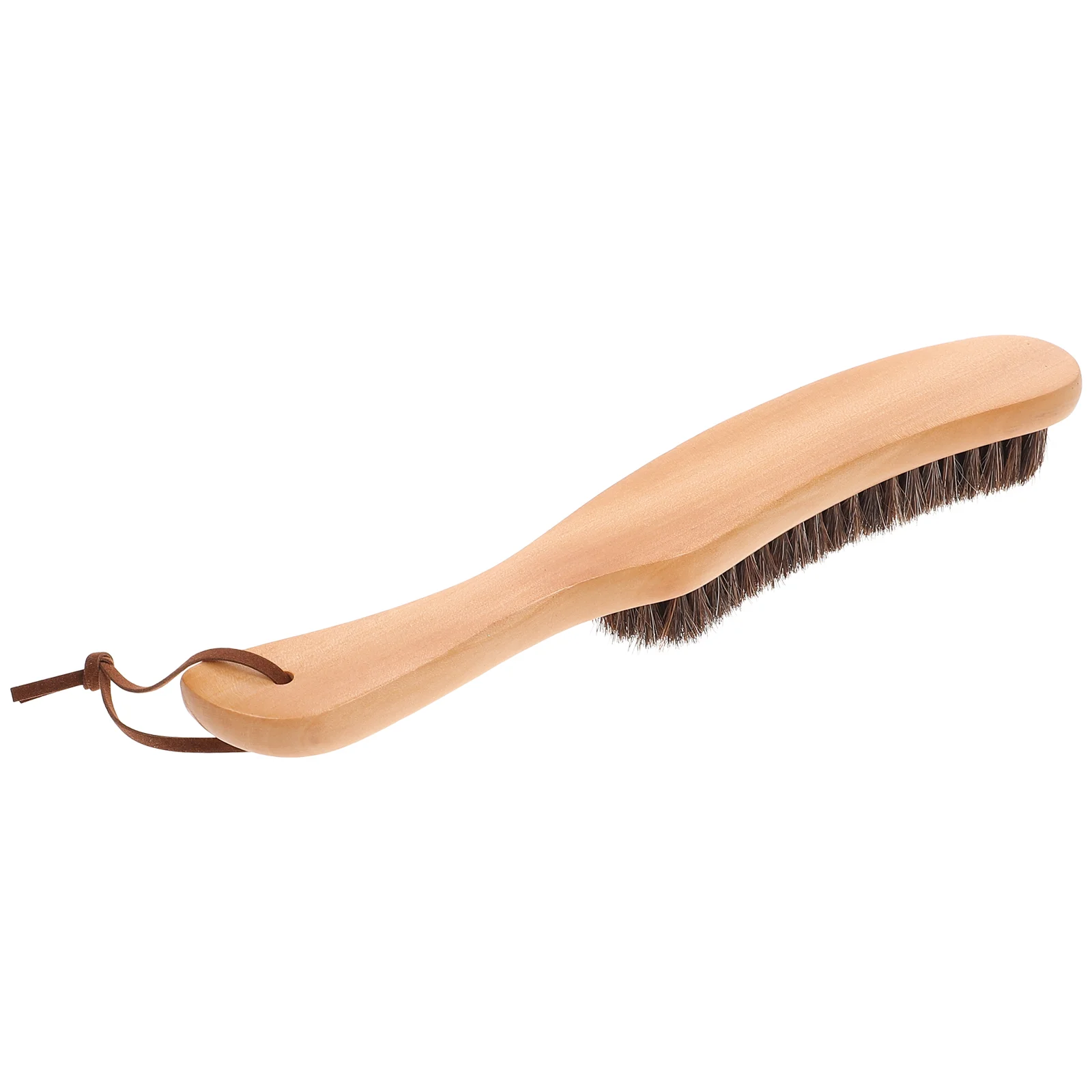 

Horsehair Brush Wooden Handle Cleaning Brush for Furniture Clothes Coat Suit Lint Clothes