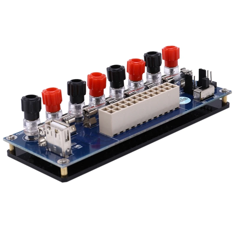 

Electric Circuit 20/24Pins Atx Benchtop Computer Power Supply 24 Pin Atx Breakout Board Module Dc Plug Connector With Usb 5V Por