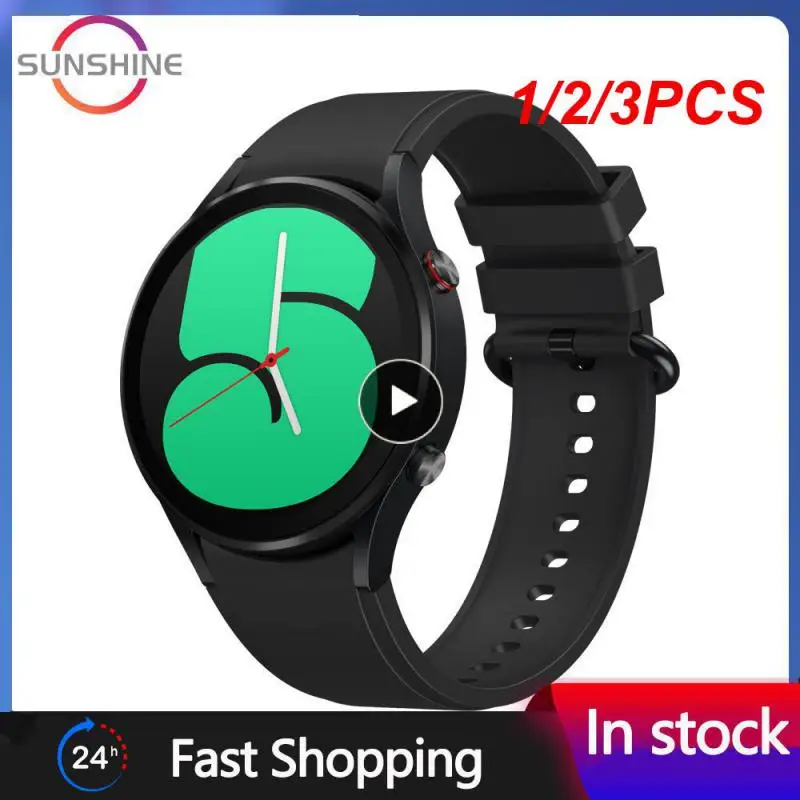 

1/2/3PCS Smart Watch Men Women Voice Assistant Health Monitor Call 70+ Sport Mode Waterproof Smartwatch For Galaxy