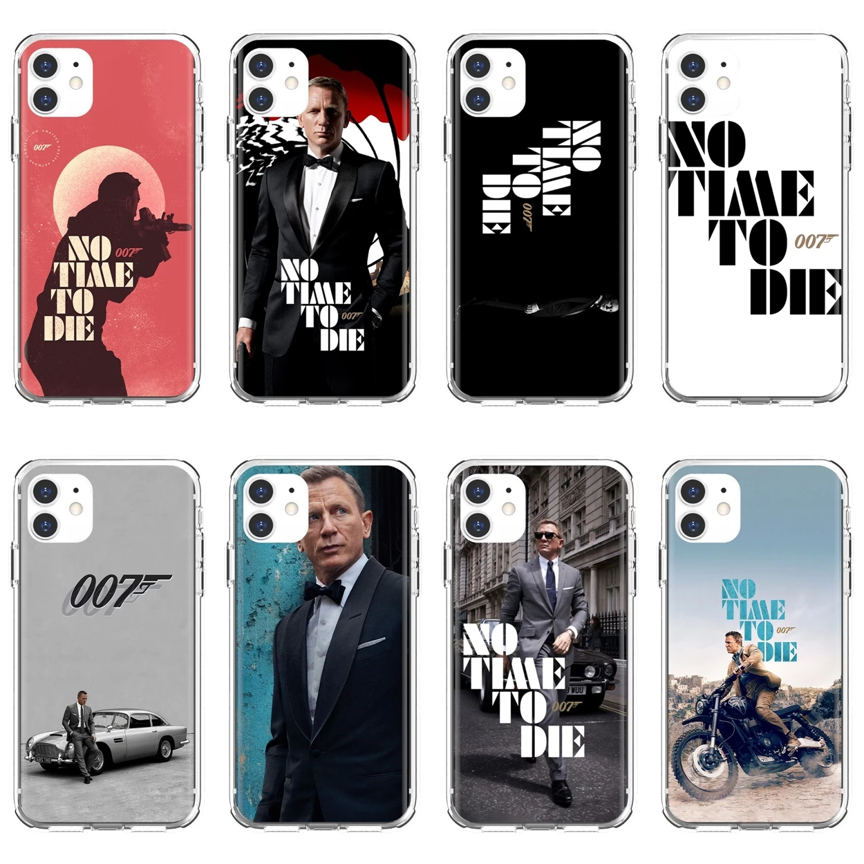 

For iPhone 10 11 12 13 Mini Pro 4S 5S SE 5C 6 6S 7 8 X XR XS Plus Max 2020 Silicone Case 007 James Bond No Time to Die
