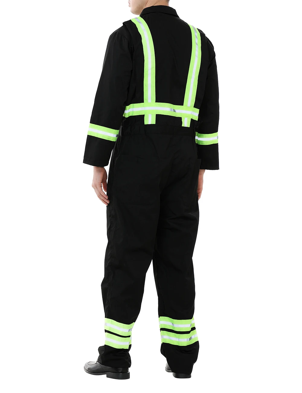 Безопасная рабочая одежда с длинными рукавами для активного отдыха зеленая