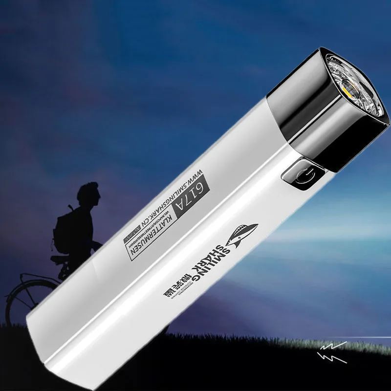 

Bike Light Flashlight Portable Mini Waterproof Ultra Bright Torch USB Rechargeable Multi-function Powerful Flashlight CampLight