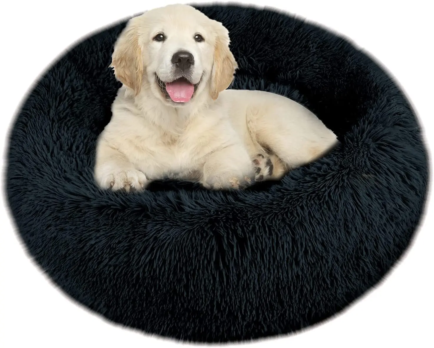 

Comfy Calming Dog Beds Small Washable,Anti Anxiety Donut Ped Bed,Luxury Warm Fluffy Improved Sleep Amazingly Cat Bed Cuddler