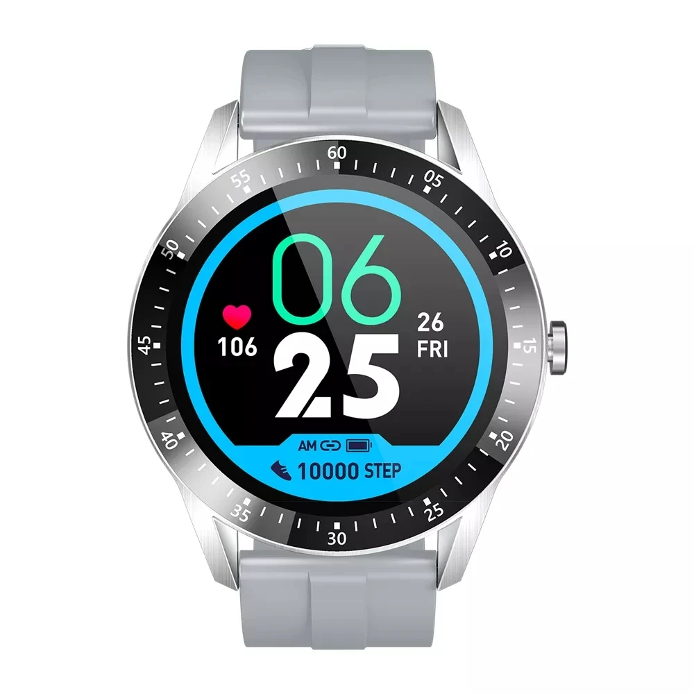 

S11 1.28 inch Full Touch Screen Heart Rate Blood Pressure Monitor 24 Sports Modes 300mAh Battery IP67 Waterproof Smart Watch