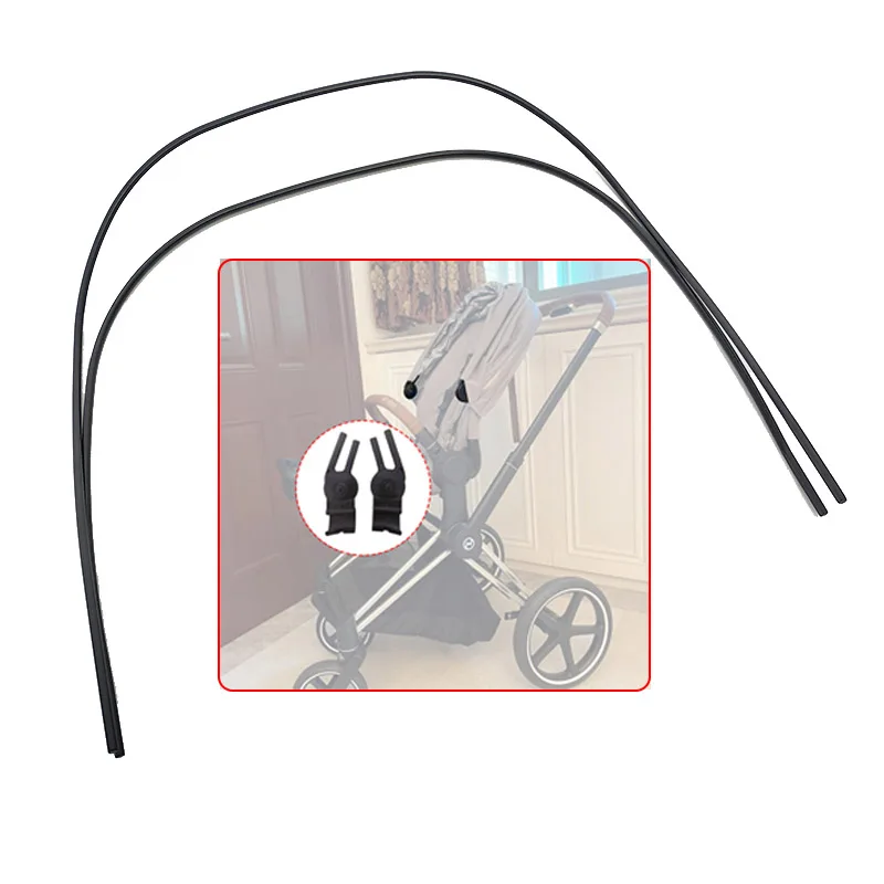 Stroller Sunshade Support Bar Clip Compatible Priam 3/4 Mios