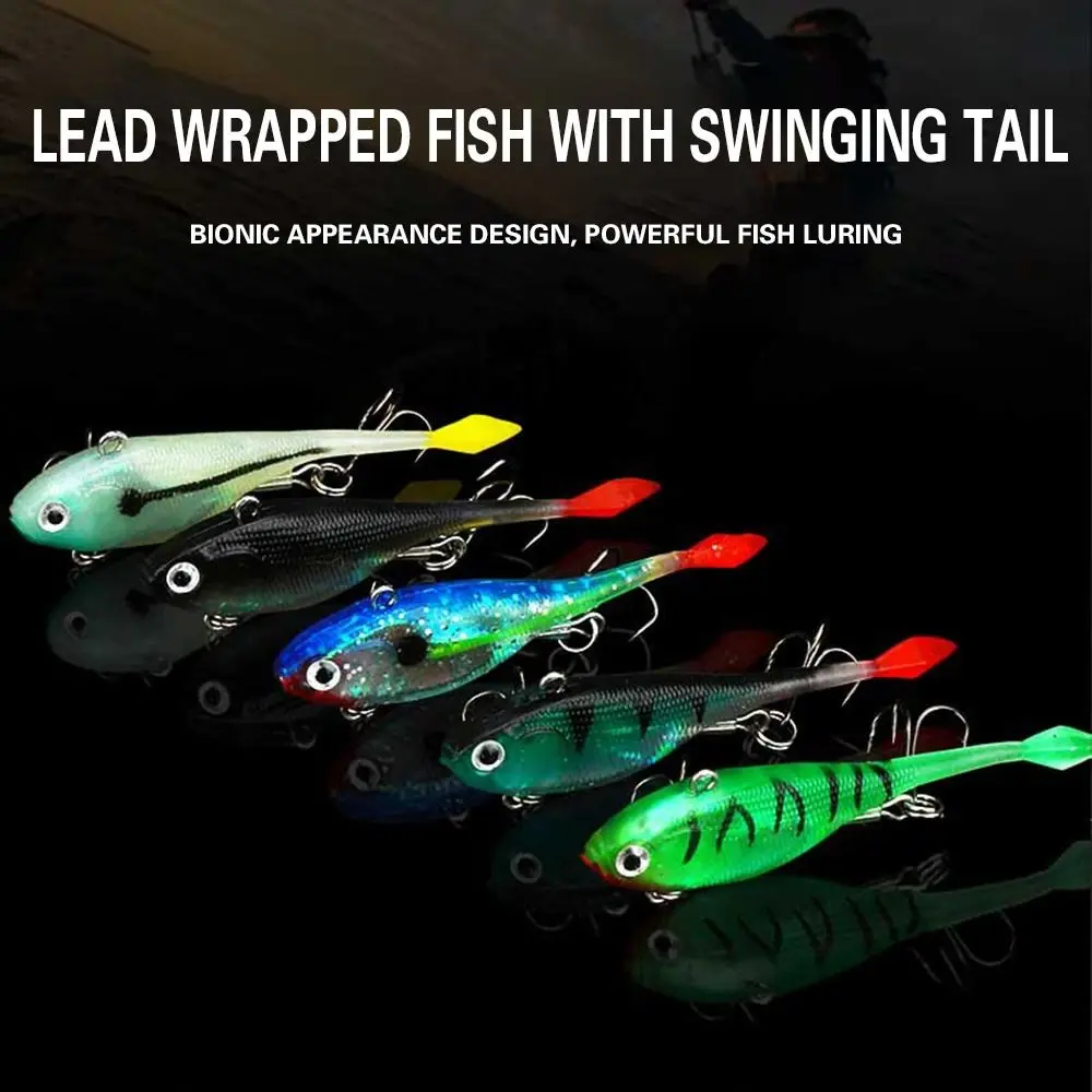 

New Trout Swimming Crank Soft Lures Silicone Fishing Baits Worm