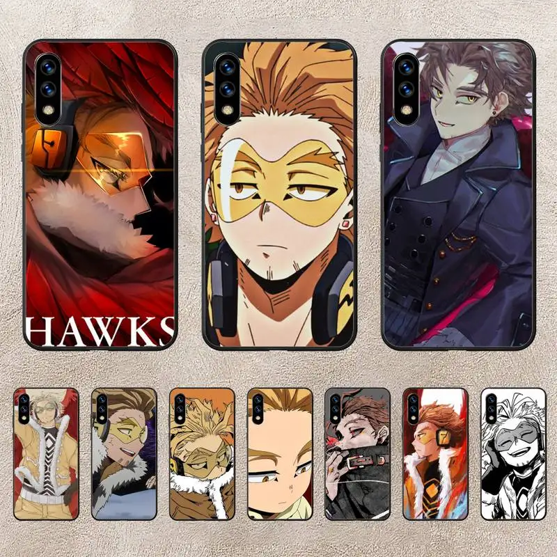 

Hawks Coat Anime My Hero Academia Phone Case For Huawei G7 G8 P7 P8 P9 P10 P20 P30 Lite Mini Pro P Smart Plus Cove Fundas