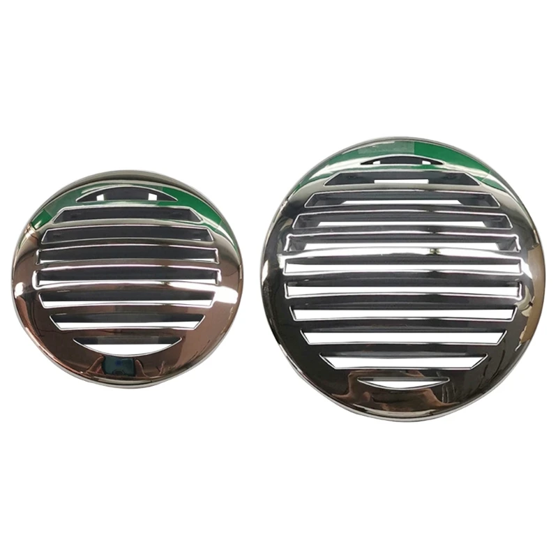 

Air Vent Grille Hood Ducting Cover Ventilation Exhaust Grille for Marine Wall Ceiling Waterproof Outlet Vent Cap GTWS