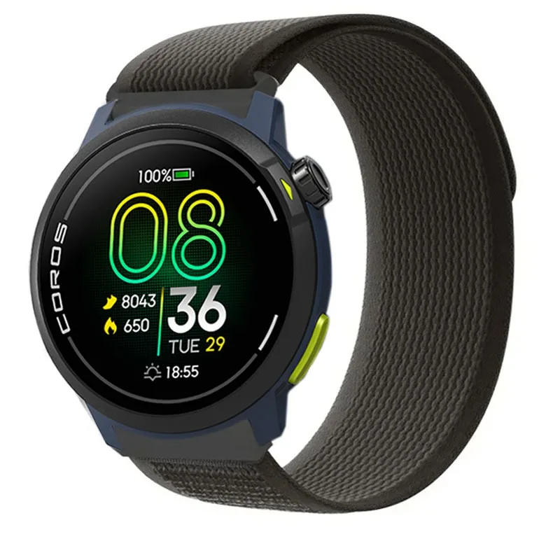Фото Нейлоновый ремешок Trail 20/22 мм для браслета COROS APEX 4 42 мм/2 Pro/PACE Pro/3, Suunto Vertical 2-1/Run/Race 2/9, 5 Peak Pro, браслет №2