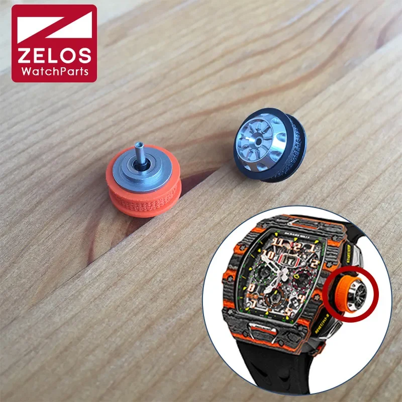 Стальная Водонепроницаемая корона подходит для часов Ричард Милле 50 мм