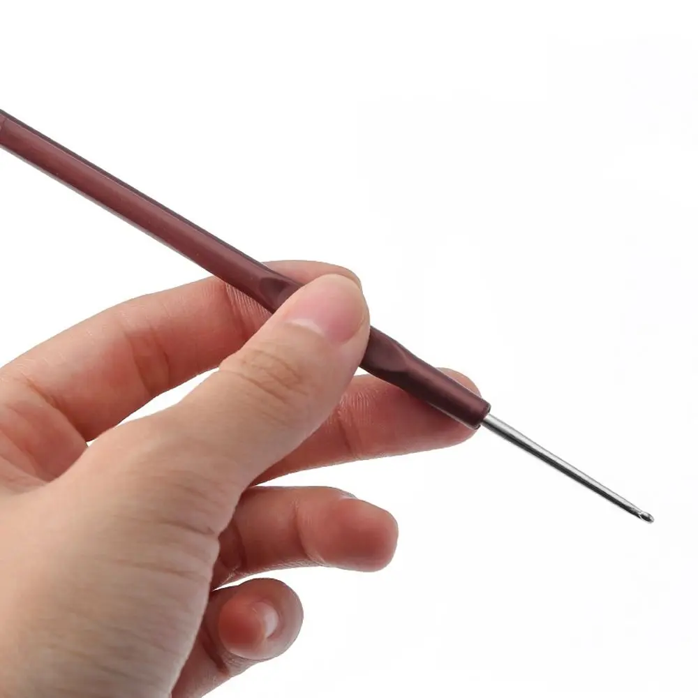 0 5 мм 6 7 8 крючок игла пластиковый металлический микро плетение волос вязание