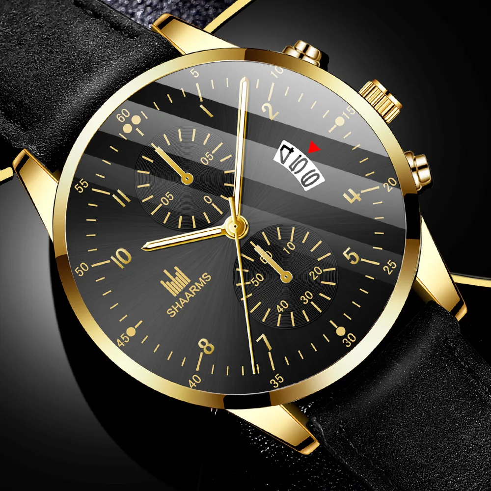 

Top Luxury Mens Watch 2023 New Stylish Multi Dial Business Calendar Casual Man Sports Quartz Wristwatch Clock Gift Orologi Uomo