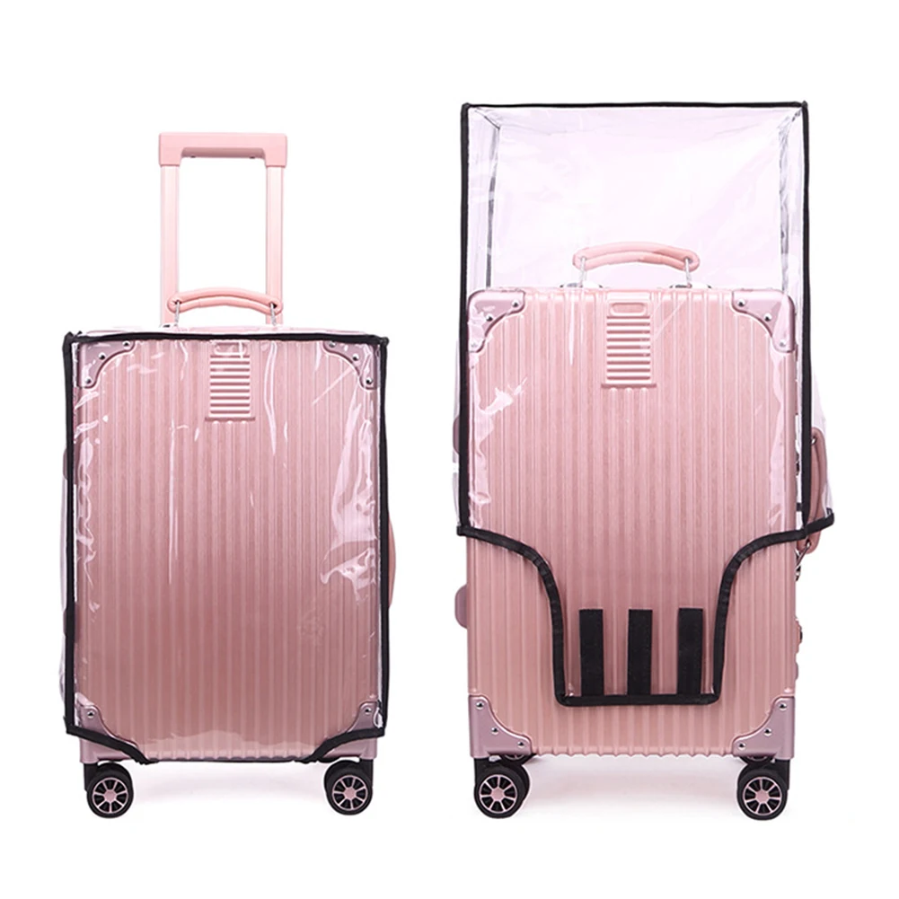 Прозрачный чехол для чемодана 18-30 дюймов защитный из ПВХ устойчивый к царапинам