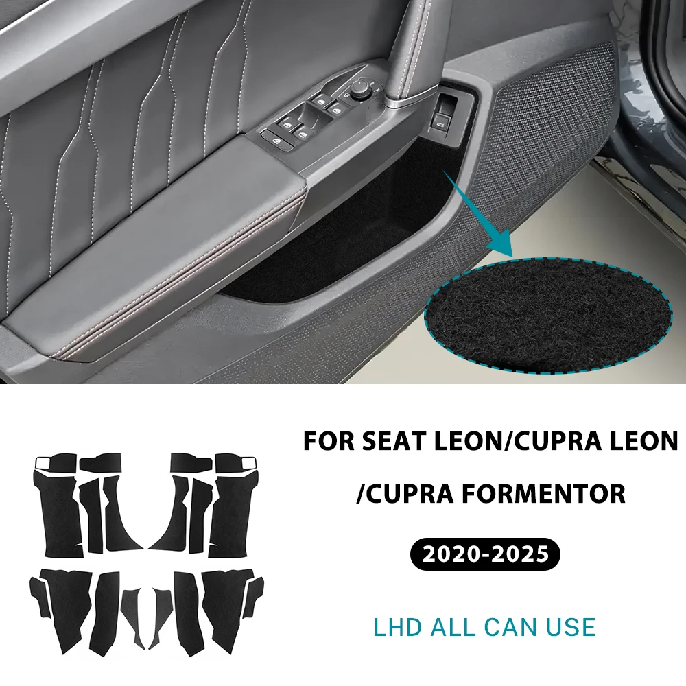 

Наклейка для карты на передние и задние двери автомобиля Seat Leon MK4 Cupra Leon Cupra Formentor 2020 2021 2022 2023 2024 2025, внутренняя отделка