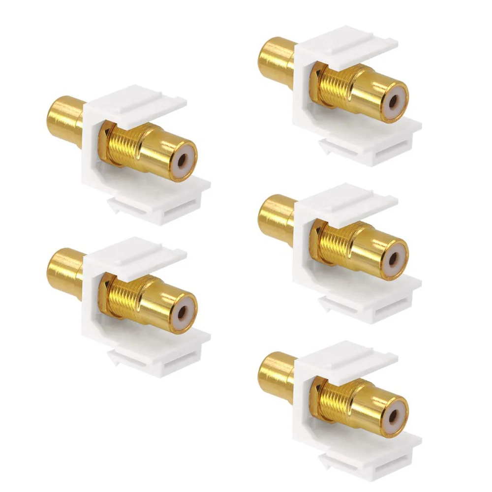 10 шт. разъём RCA Keystone Jack для настенной пластины