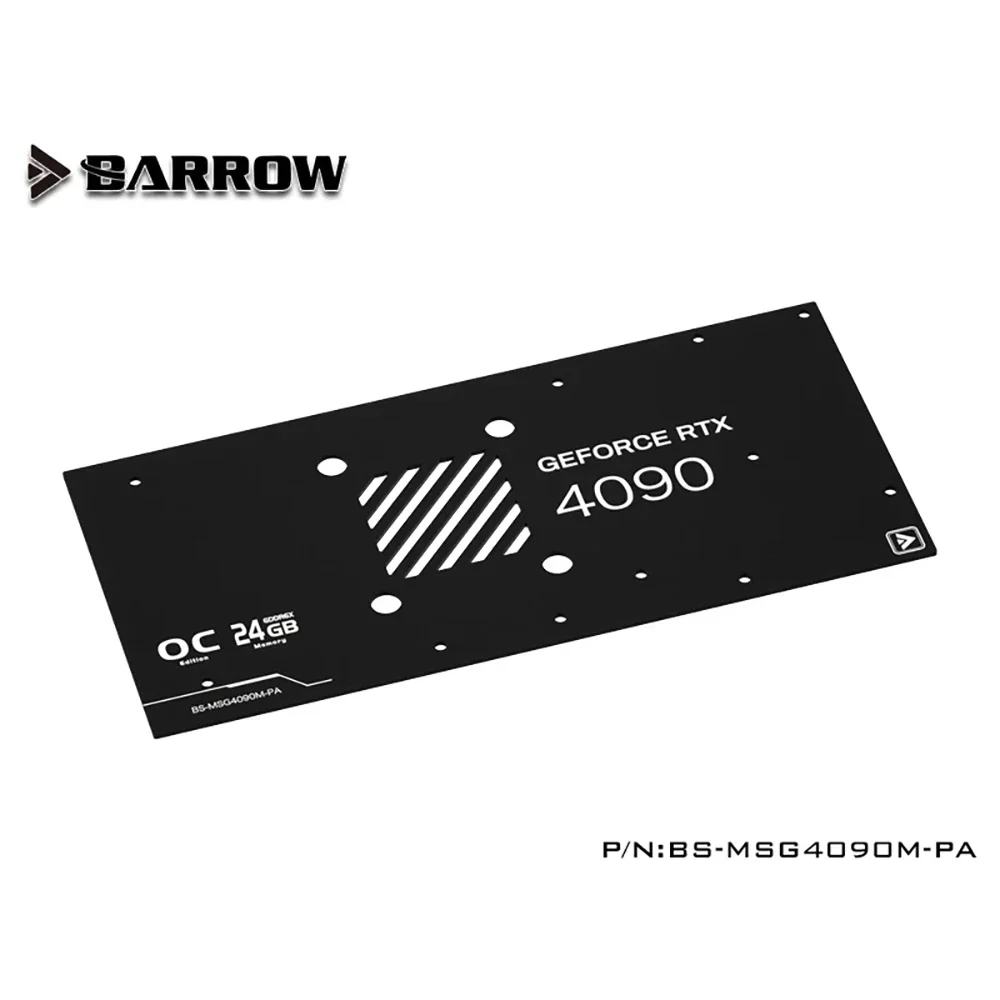 Barrow MSI RTX 4090 GAMING X TRIO 24G / SUPRIM полное покрытие GPU водяной блок 5V ARGB 3PIN синхронизация AURA